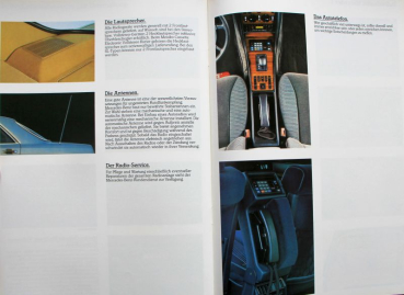 Mercedes-Benz Modelprogram 1983 "Sonderausstattungen" Carbrochure (1215)